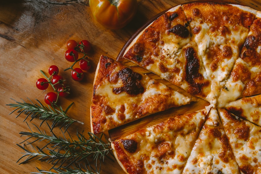 Steinovnsbakt pizza